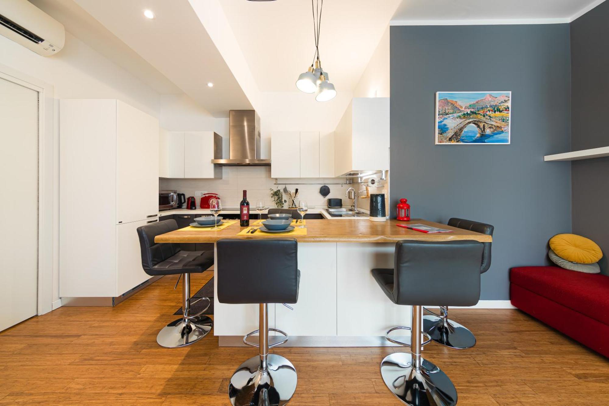 Nettuno Apartment - Private Garden In Bologna Center 외부 사진